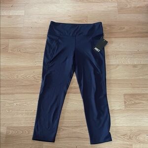 Stylish Navy Leggings with Pocket